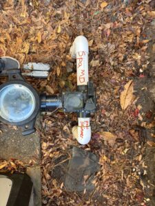 Pool and spa skimmer plumbing components, serviced by Pool Services of Wilmington in Wilmington, NC.