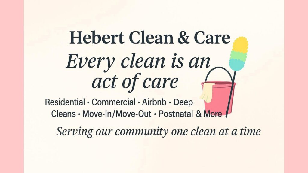 A sparkling clean kitchen counter and sink, showcasing the meticulous results of Hebert Clean and Care, LLC in Houma, LA.