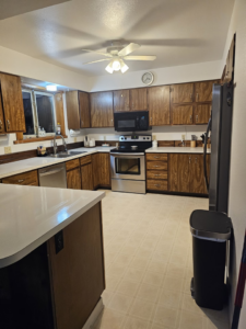 A sparkling clean kitchen with polished surfaces by Nikki Sue's Cleaning Services in Gillette, WY.