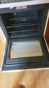 The sparkling clean interior of an oven, showcasing professional appliance cleaning by Solange D Kleaner in New Bedford, MA.