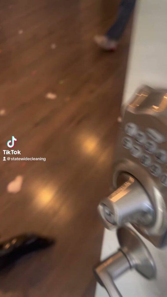 A spotless modern kitchen with stainless steel appliances and granite countertops, professionally cleaned by Statewide cleaning services llc in Philadelphia, PA.