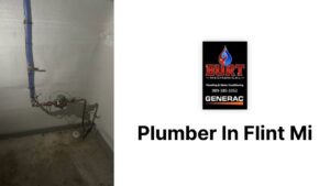 A sump pump pit and water treatment system installed in a basement by Burt Mechanical, your water damage specialist in Flint, MI.