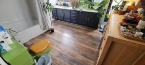 A tidy and well-maintained bathroom interior, reflecting the quality residential cleaning services from Rachel Blume Residential Cleaning Specialist in Sheridan, WY.