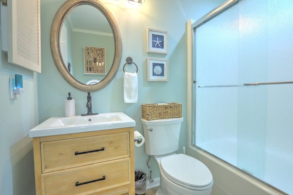 Water damage restoration equipment, including air movers and a dehumidifier, in use by High Tide Restoration and Cleaning in Hilton Head, SC.